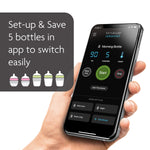 EN Baby Brezza FPA Wifi 5 botlle preset in mobile function - product thumbnail