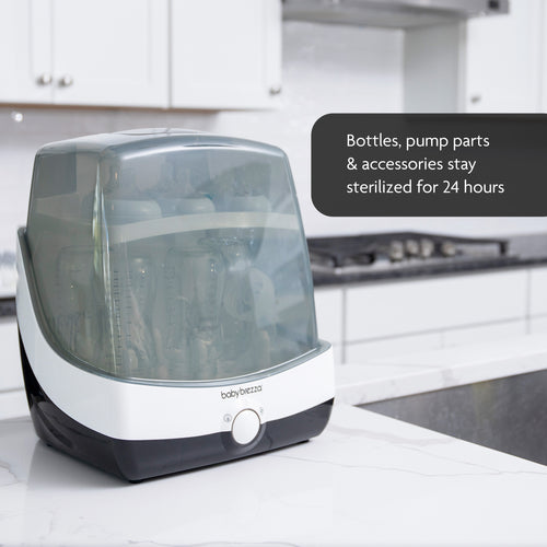 EN Baby Brezza Superfast sterilizer dryer with 24 hrs sterility banner - product thumbnail