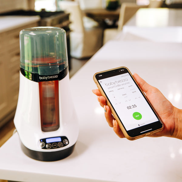 EN Smart and Safe Bottle warmer with mobile app display in kitchen - product thumbnail