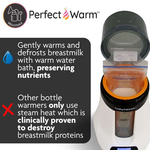 EN Smart and Safe Bottle warmer with breastmilk warming technology banner - product thumbnail