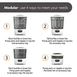 EN Baby Brezza Sterilizer Dryer 4 ways to function display - product thumbnail