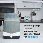Superfast Baby Bottle Sterilizer and Dryer - Sterilizes & Dries in 10 Minutes - product thumbnail