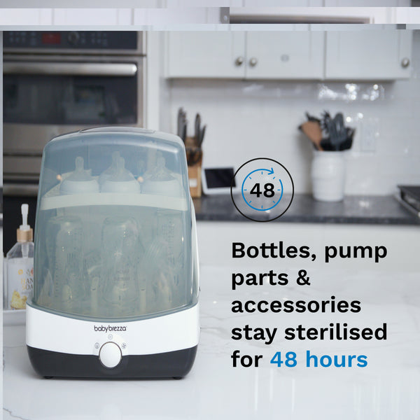 Superfast Baby Bottle Sterilizer and Dryer - Sterilizes & Dries in 10 Minutes - product thumbnail