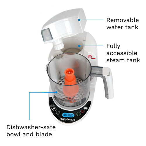 One Step™ Baby Food Maker Deluxe: Steamer & Blender for Homemade Baby Food - product thumbnail