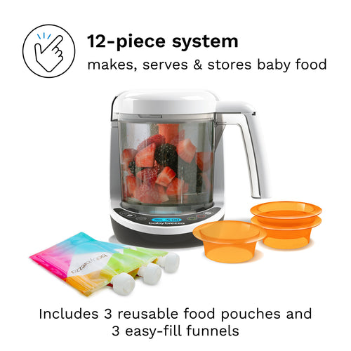 One Step™ Baby Food Maker Deluxe: Steamer & Blender for Homemade Baby Food - product thumbnail