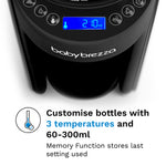 Baby Brezza FPA Premium Black control panel with temperature settings - product thumbnail