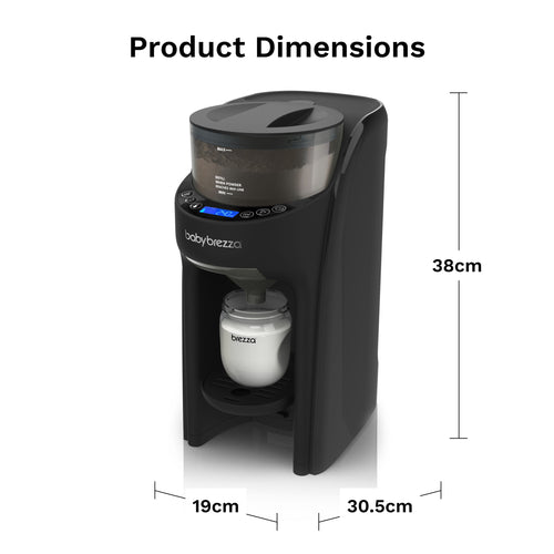 Baby Brezza FPA Premium Black with dimensions: 19cm x 30.5cm x 38cm - product thumbnail