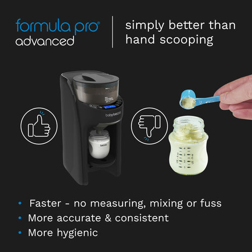 Baby Brezza FPA Premium Black is better than hand scooping comparison  - product thumbnail