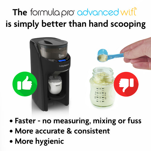 Baby Brezza FPA Wifi is better than Hand scooping comparison  - product thumbnail