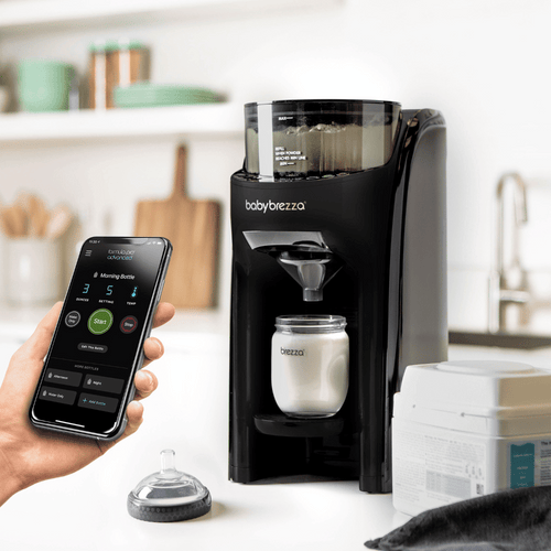 Baby Brezza FPA Wifi operating with mobile in kitchen  - product thumbnail