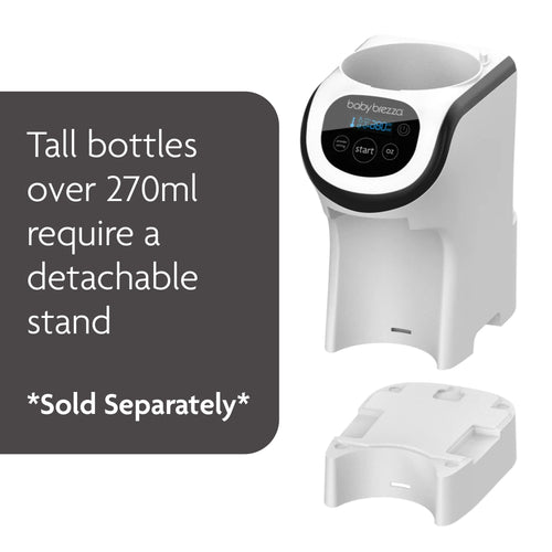 Baby Brezza Formula Pro Mini with banner for stand required for tall bottles - product thumbnail