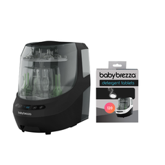 Bundle: Bottle Washer Pro + Detergent Tablets Pack (120 Tablets) (Black Edition)