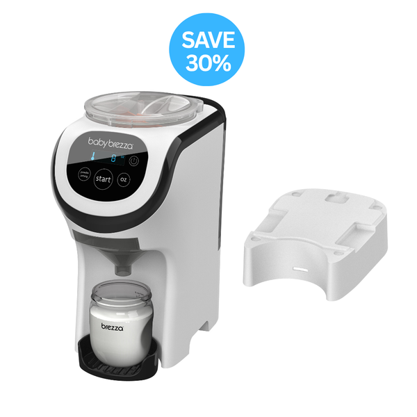 Baby Brezza Travel Formula Dispenser - Formula Pro Mini + Riser Stand ...