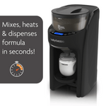 Formula Pro Advanced in Premium Black, side view with white background, showcasing key features like temperature control and fast formula mixing. - product thumbnail