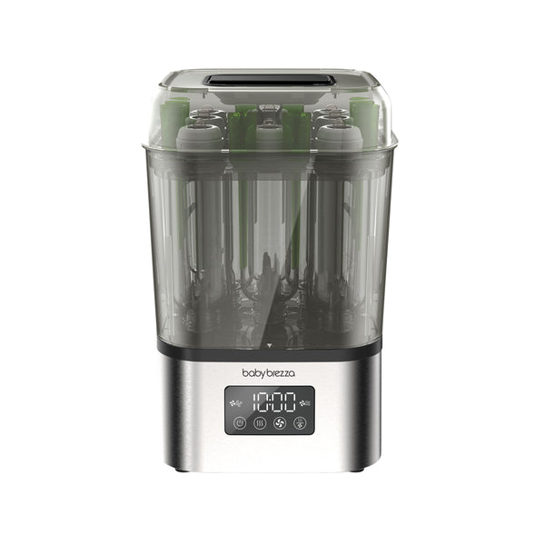 SuperQuick™ Baby Bottle Sterilizer and Dryer Stainless Steel - Sterilizes & Dries in just 10 Minutes - product thumbnail