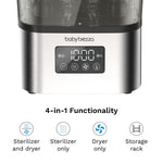 SuperQuick™ Baby Bottle Sterilizer and Dryer Stainless Steel - Sterilizes & Dries in just 10 Minutes - product thumbnail