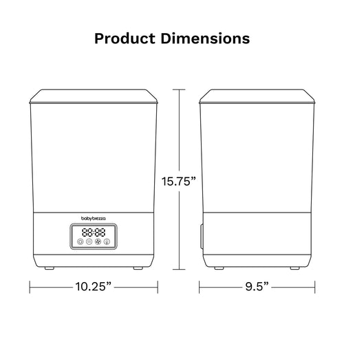 SuperQuick™ Baby Bottle Sterilizer and Dryer Stainless Steel - Sterilizes & Dries in just 10 Minutes - product thumbnail