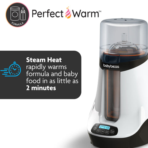 Smart and Safe Bottle warmer with rapid steaming in 2 minutes banner - product thumbnail