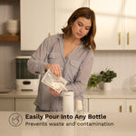 Reusable Breastmilk Storage Bags, 10 Pack, Includes Filling Funnel - product thumbnail