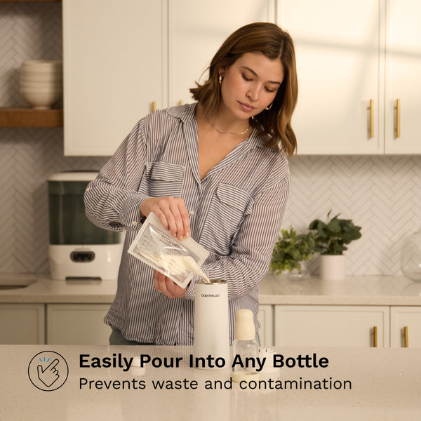 Reusable Breastmilk Storage Bags, 10 Pack, Includes Filling Funnel - product thumbnail