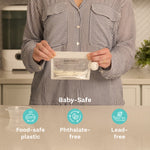Reusable Breastmilk Storage Bags, 10 Pack, Includes Filling Funnel - product thumbnail